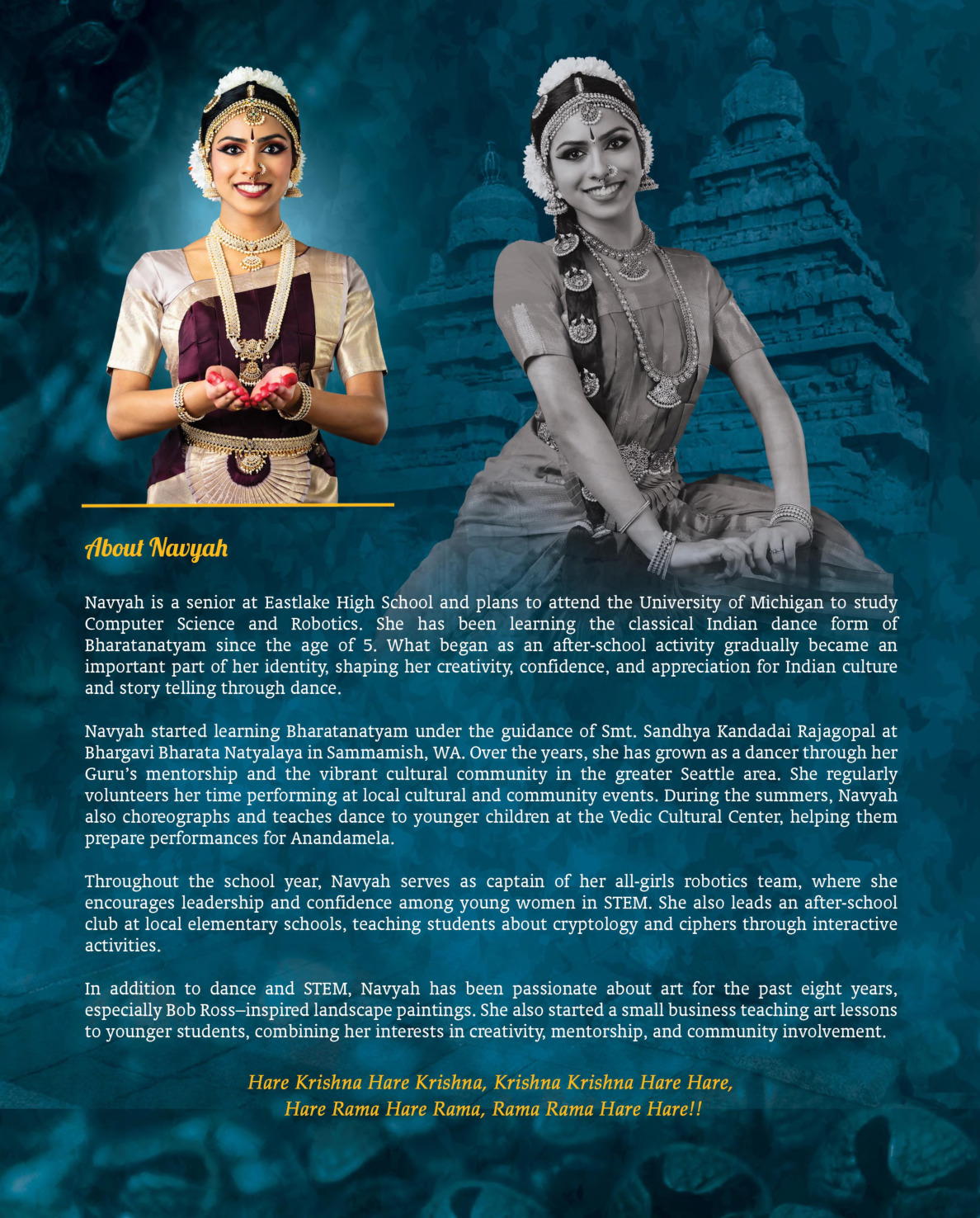 About Navyah page